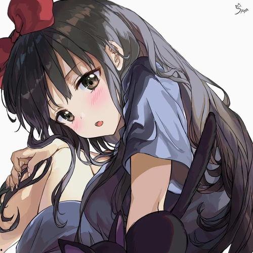 甜妹吃瓜头像动漫,动漫头像中的趣味瞬间