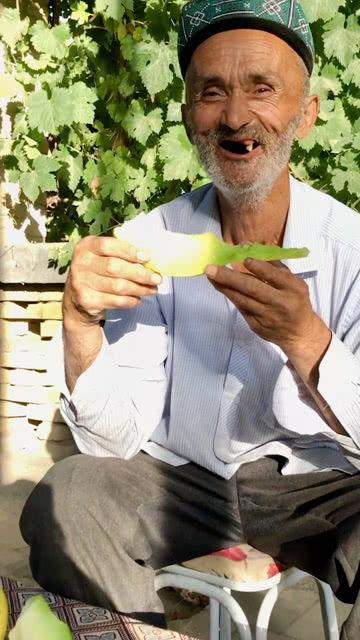 吃瓜的爷爷,吃瓜爷爷的趣味人生